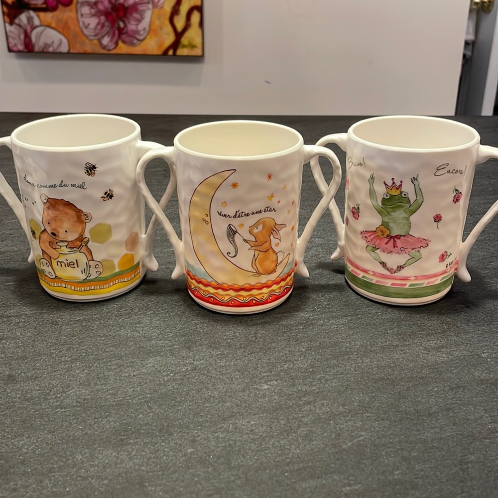 3 Baby Cie Sippy Cups